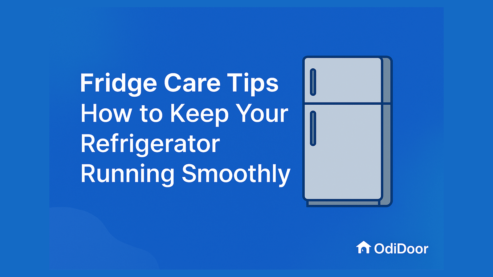 Fridge Care Tips: How to Keep Your Refrigerator Running Smoothly